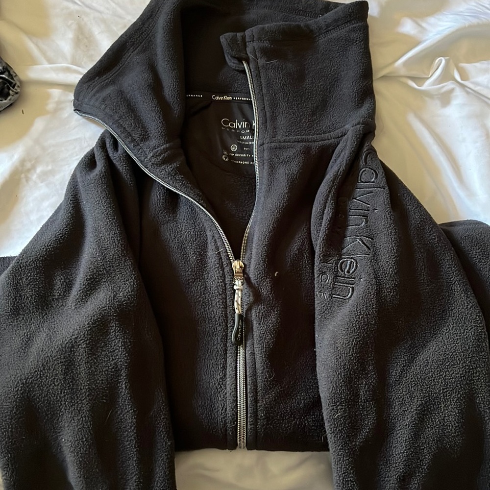 Gray Calvin Klein zip up